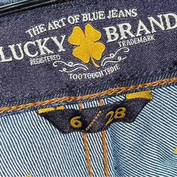 🍀 LUCKY Brand Y2K Medium Wash Sofia Bootcut Jeans Women's Size 6 - Picture 8 of 10